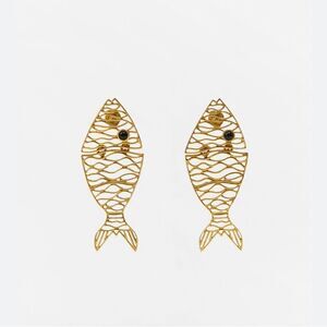 Fish stud earrings N52